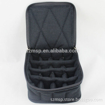 Shock resistance velvet essential oil bottle storage bag for 12, 16, 32 vials - MOQ 50PCS